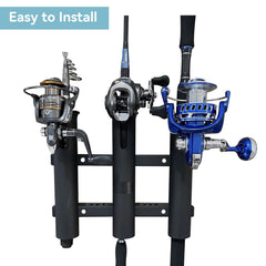 ABS material fishing rod holder bracket close-up