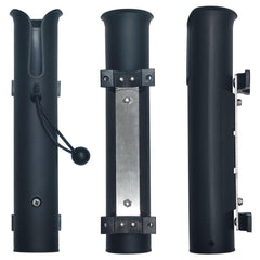 Aluminum tube clamps for the fishing rod holder