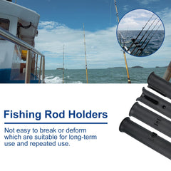 Close-up of the 6-tube fishing rod holder design