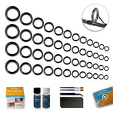 Ceramic eyelet inserts for fishing rods