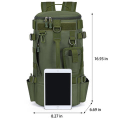 MOLLE attachment points on tackle bag for extra gear