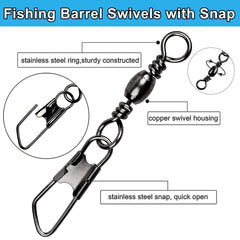 Removable split shot sinkers 52pcs in tackle kit