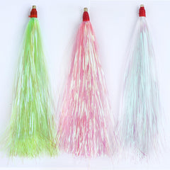 12-piece Bucktail Teaser set with Mylar flash - pink option