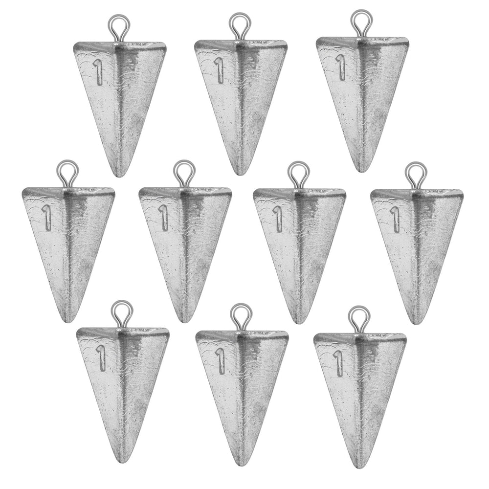 Pyramid sinkers 1oz for fishing
