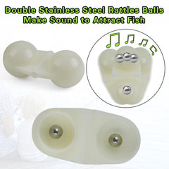40-pack rattle beads in five colors with dimensions 31x13mm