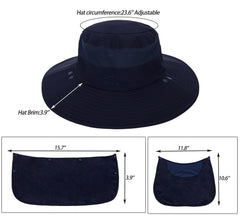 Breathable mesh panels and built-in sweatband inside hat