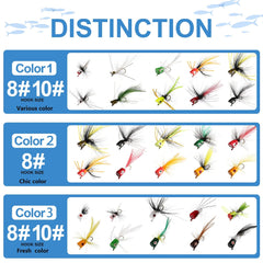 Close-up of poly fishing lure material