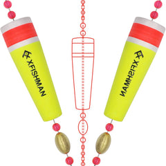 Red fish popper popping cork for saltwater fishing on a Carolina rig