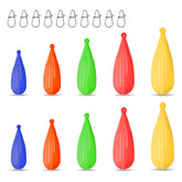 Soft PVC fishing practice plug in bright color