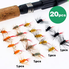 Plastic heads and feather components of FishingPepo lures