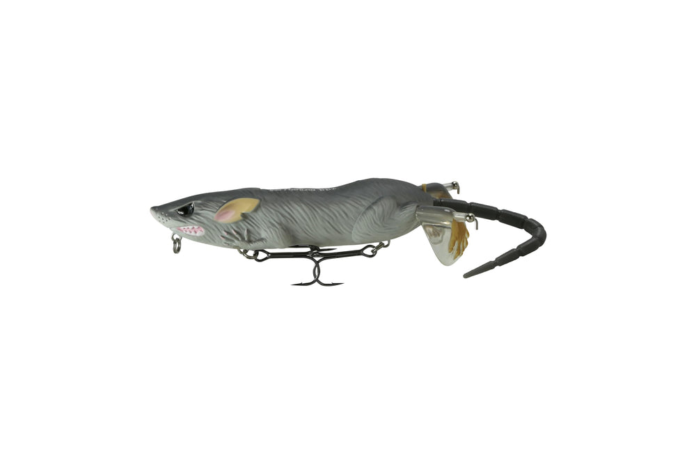 FishLab BBZ Bio Rat 7in Grey topwater lure ready for big bass action
