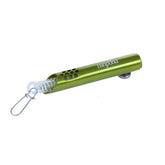 Fishpond 360 Degree Swivel Retractor in Lichen attached to vest
