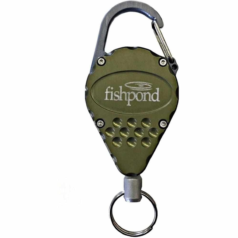 Fishpond Arrowhead Fly Fishing Tool Retractor Zinger Moss with 33-inch cord