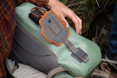 Thermoformed cradle holding a rod handle
