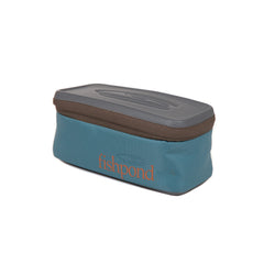 Fishpond Ripple Reel Case interior shows padded dividers keeping reels organized during trips