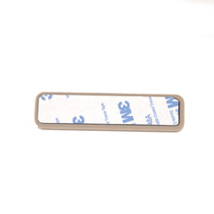 Velcro-backed adhesive enables relocation on Velcro pads for flexible use.
