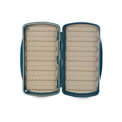Fishpond Tacky Pescador Fly Box Baja Blue Large measures 8.8" x 4.9" x 1.96".