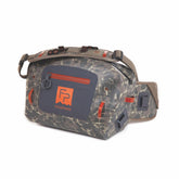 fishpond Thunderhead Submersible Lumbar Pack in Eco Shadowcast Camo, front view