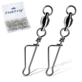 FishTrip Italian snap swivel assembly showing fast lure change capability.