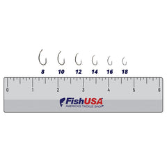 FishUSA Dai-Riki 135 Scud Hook bent-sproat angle strengthens grip on flies.