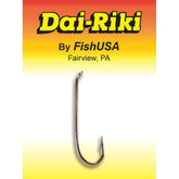 FishUSA Dai-Riki 710 streamer hook close-up shows the durable forged shank for big flies.
