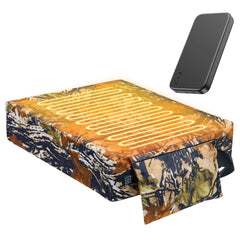 Fisoceny heated hunting seat cushion with three levels for customizable warmth on cold hunts