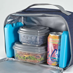 Fit & Fresh blue ice blocks help salads stay crisp