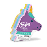 Fit & Fresh Cool Coolers unicorn ice pack keeps lunch cold and colorful.