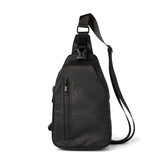 FITKICKS Hydrosport sling bag front with quick-access pocket for essentials.