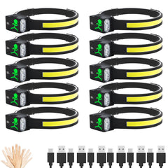 FITLCHZ LED headlamp with 230-wide beam for hands-free outdoor tasks.