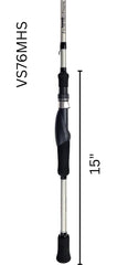 Fitzgerald Vursa airwave-guides closeup shows durable, ringless guidance for steady fishing.