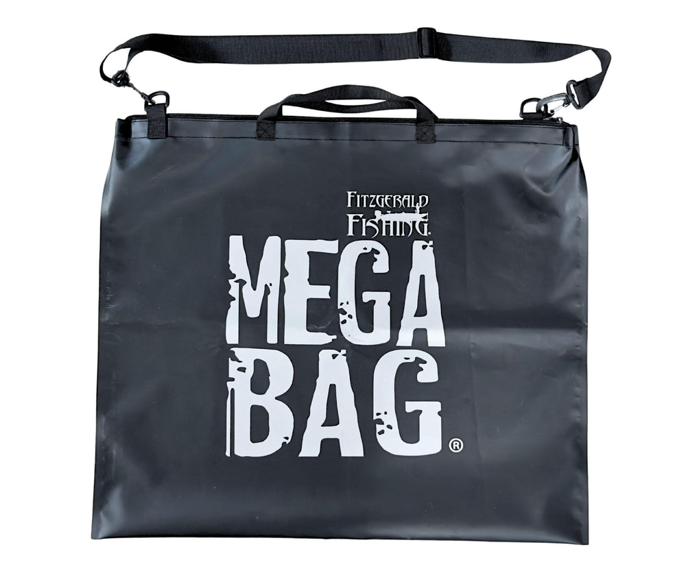 Fitzgerald Mega Bag logo on weigh-in fishing bag