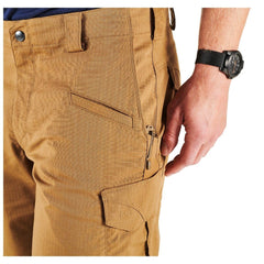 Five.11 cargo pocket closeup illustrating easy-access storage on the go.