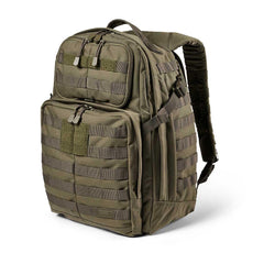 Five11 Rush 24 2.0 backpack top zipper pockets for quick access.