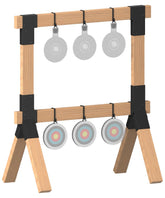 Fiwithy 2x4 target stand brackets front view showing durable portable practice setup.