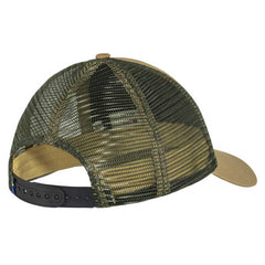 Fjällräven 1960 Logo Langtradarkeps cap side view reveals breathable mesh panels for comfort.