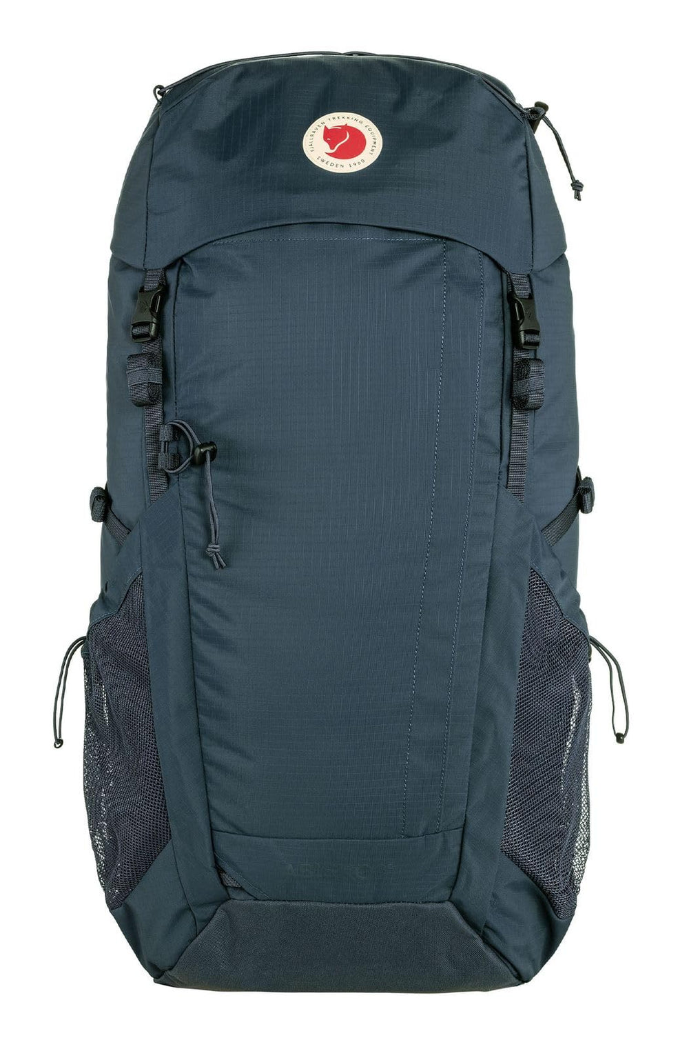 Fjällräven Abisko Hike 35 S/M Navy front view showing durable daypack