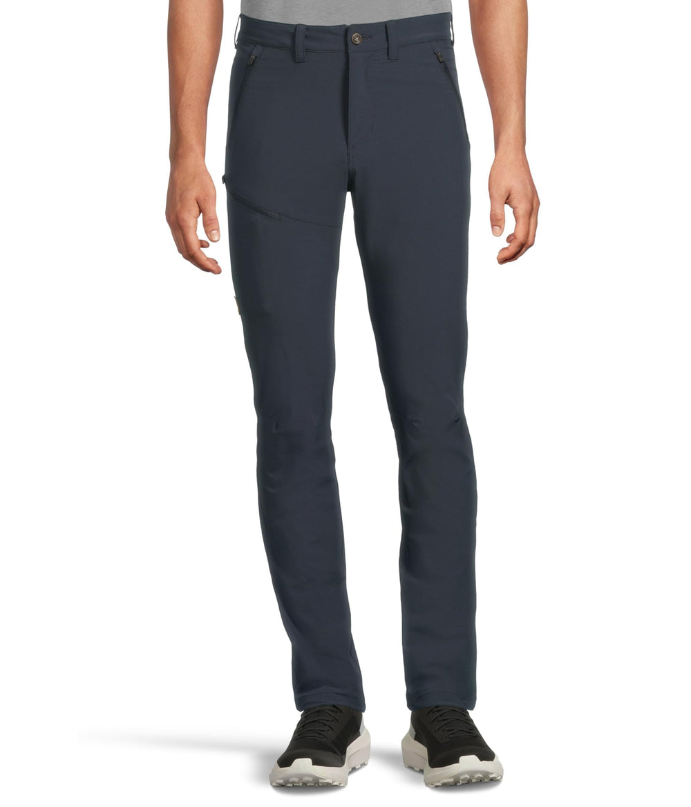 Fjällräven Abisko Trail Stretch Trousers front view for lightweight hiking comfort.