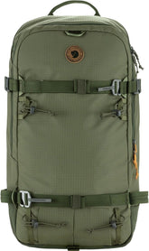 Fjällräven Bergtagen Touring 30L backpack front view in Laurel Green for everyday use