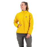 Fjällräven Expedition X-Latt jacket front view in mustard for versatile outdoor wear