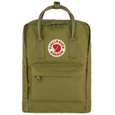 Fjällräven Kanken Foilage Green front view ideal for everyday urban commuting.