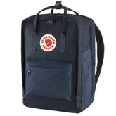 Fjallraven Kånken Re-Wool laptop bag front view, ideal for daily commuting