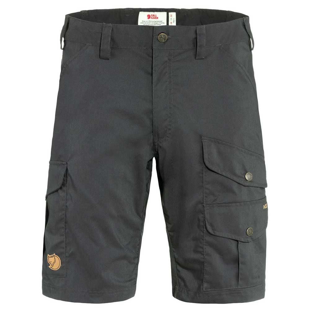 Fjällräven Vidda Pro Lite Shorts front view, showcasing breathable G-1000 Air Stretch for warm-weather trekking.