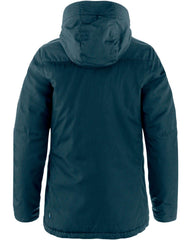 Fjällräven Stina padded jacket G-1000 fabric highlights durability