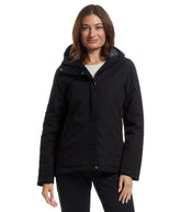 Fjällräven Stina Padded Jacket with adjustable hood for tailored warmth.
