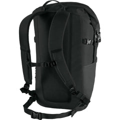 Fjällräven Ulvo Rolltop 30 Black comfortable shoulder straps for extended wear