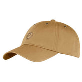 Fjällräven Vidda cap front view with leather logo and breathable fabric for outdoor use