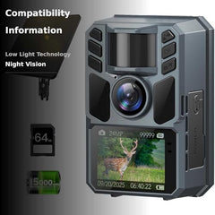 FKPCAM 0.2s trigger speed captures fast wildlife action clearly