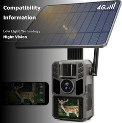 FKPCAM trail camera 4K video and 48MP photos for detailed wildlife evidence.