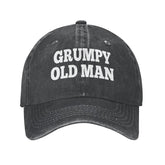 FLALORI Grumpy Old Man hat for women, adjustable for all-day comfort.